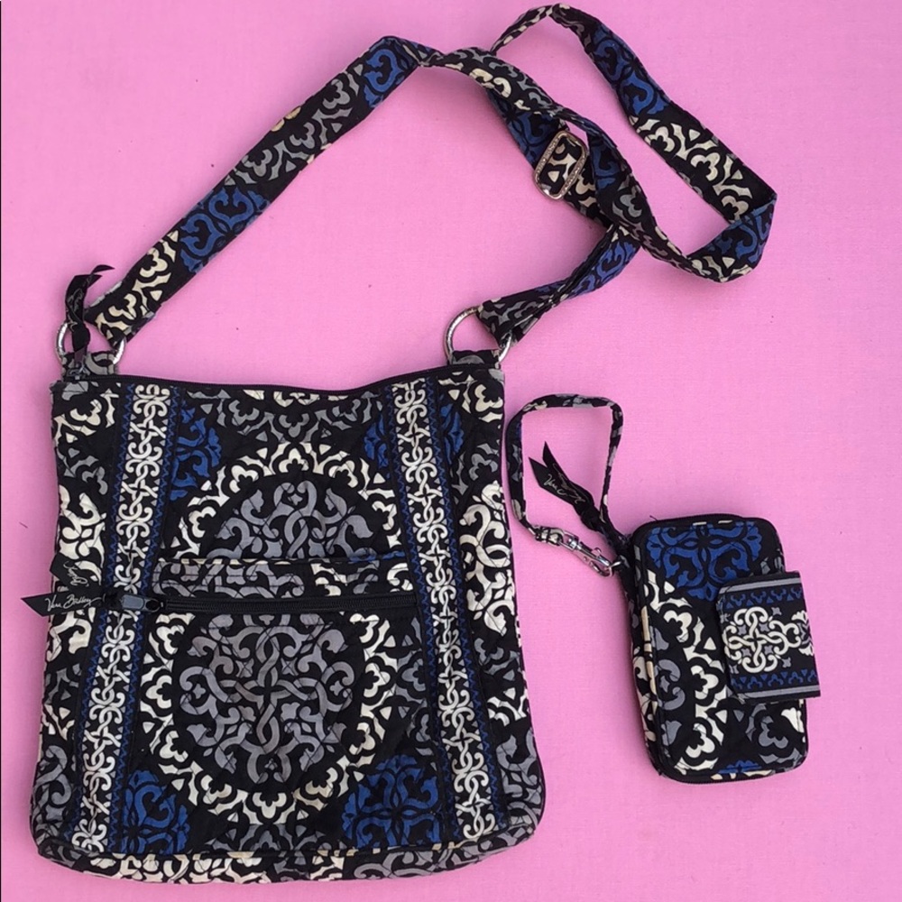 Vera Bradley cross-body bag and wallet